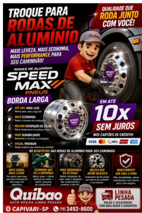 Rodas de Alumínio - 12/05